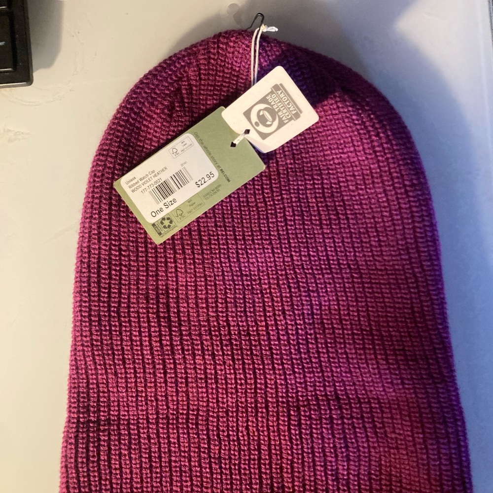 REI Purple Knit Beanie